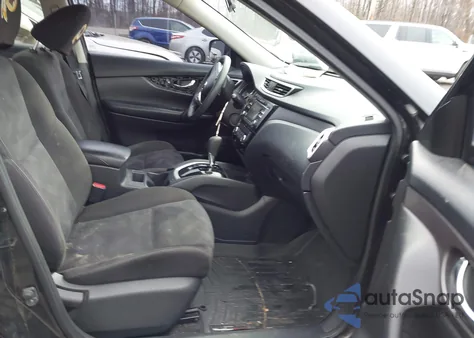 2015 Nissan Rogue Sv из США, поврежденный, VIN KNMAT2MV6FP556617